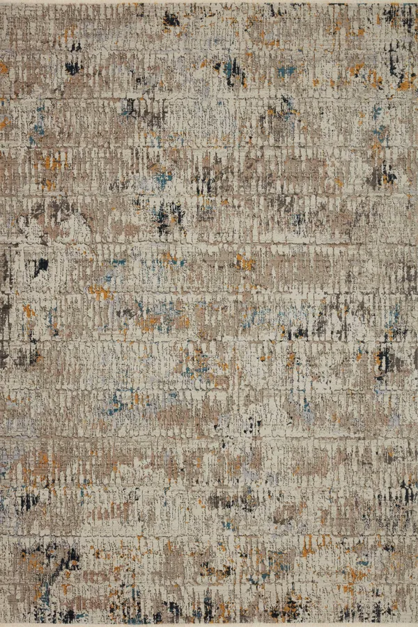 Loloi Leigh LEI-06 Ivory Granite Rug - 6 ft 7 in x 9 ft 6 in
