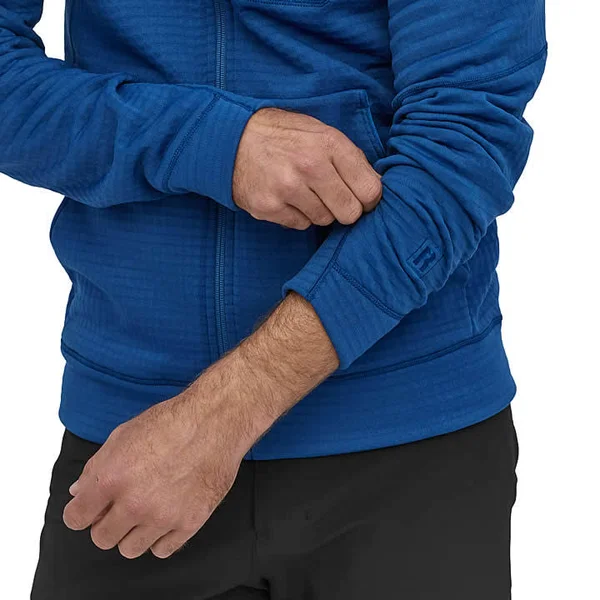 Patagonia Men's R1 Fleece Full-Zip Hoody - Superior Blue, XL