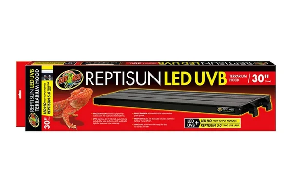 Zoo Med ReptiSun LED UVB Terrarium Hood - 36x22