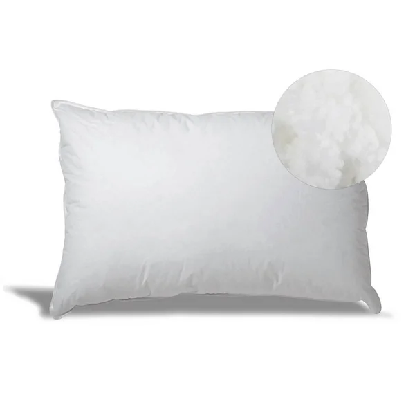 eLuxury Medium 2-Pack Density Pillow, White, King
