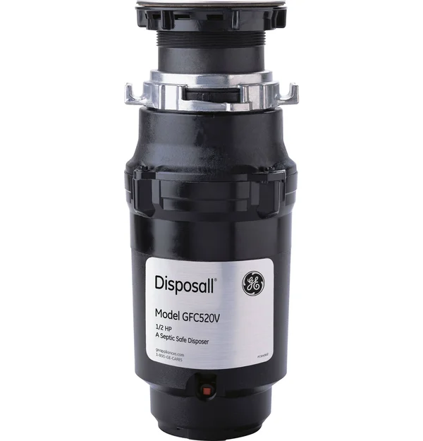 GE GFC520V Steel - Steel Garbage Disposal - Black