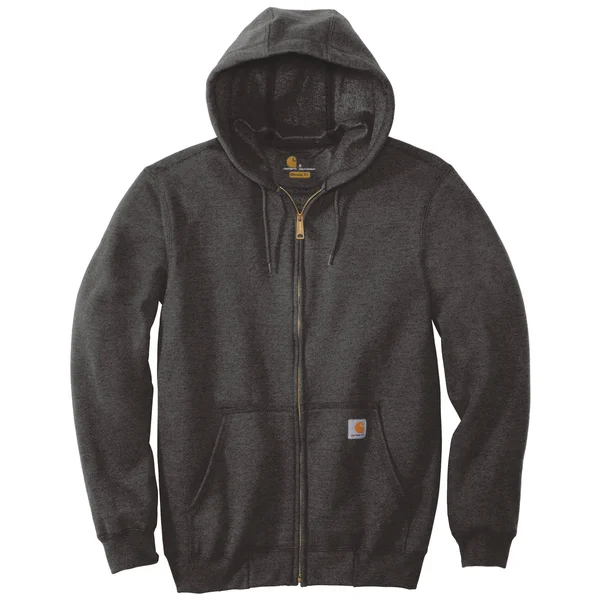 Carhartt Men's Carbon Heather Midweight Hooded Zip Front Sweatshirt