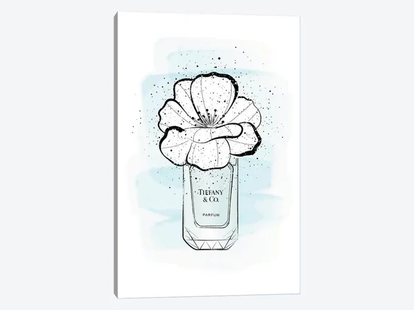 Martina Pavlova Canvas Art Prints - Tiffany&s Flower ( Fashion > Fashion Brands > Tiffany & Co. art)