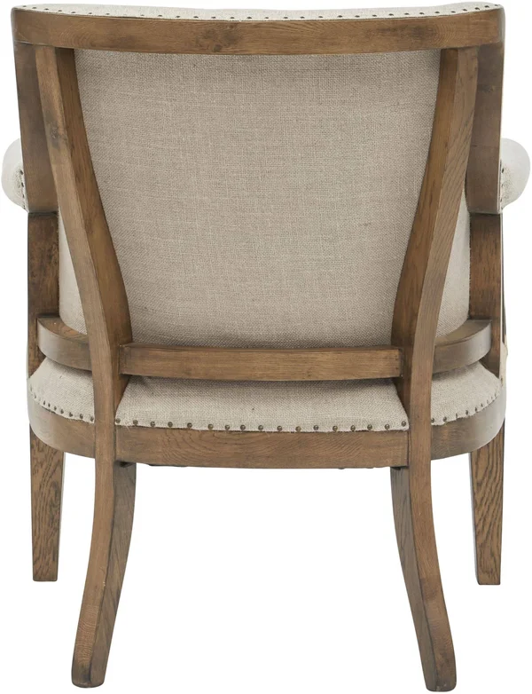 Deconstructed Arm Chair - Linen - White