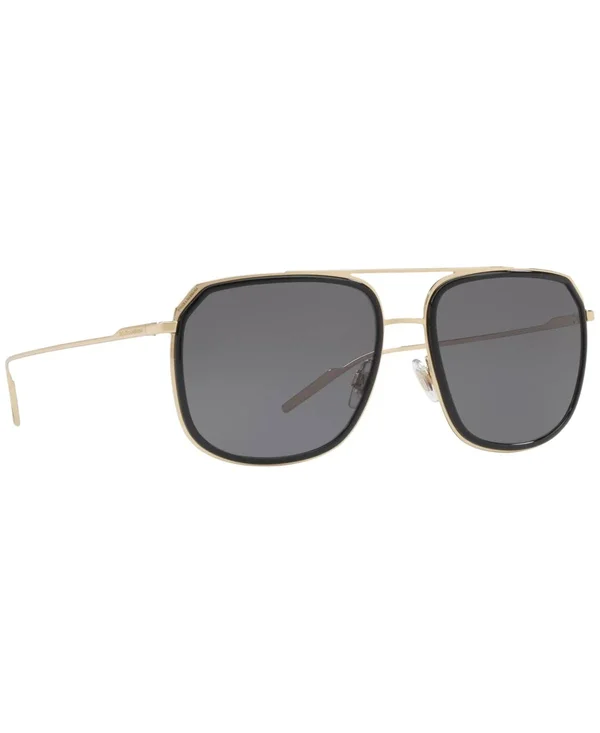 Dolce & Gabbana DG2165 Sunglasses - Black/Pale Gold (488/81)