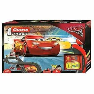 Carrera First Disney/Pixar Cars 3 - Slot Car Race Track - Includes 2 Cars: Light