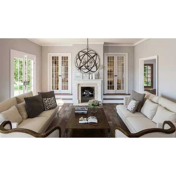 Capital Lighting 4234WG - Axis 4 Light Pendant - Winter Gold