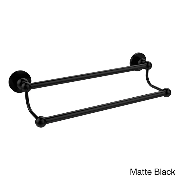 Allied Brass Bolero Collection 30 inch Double Towel Bar Black Matte