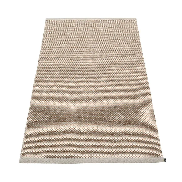 Pappelina Effi Rug 85 x 160 cm - Warm Grey - Brown - Vanilla