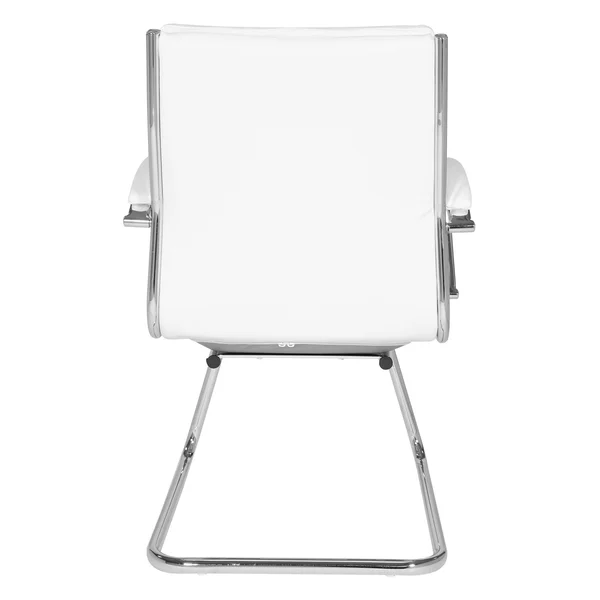 Work Smart Mid-Back Faux Leather Visitor's Chair in Black