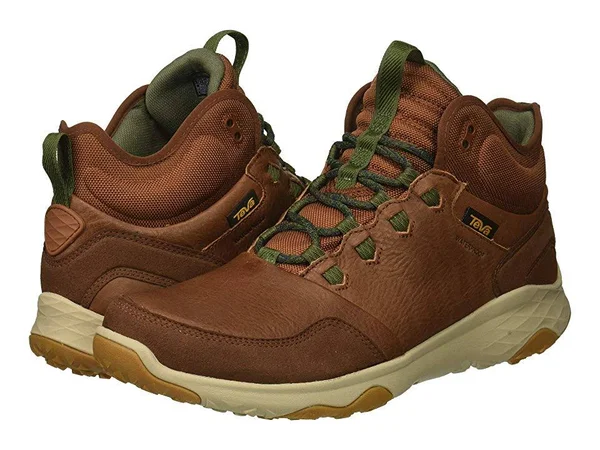 Teva Men's Arrowood 2 Mid WP Boot - 8 - Tortoise Shell