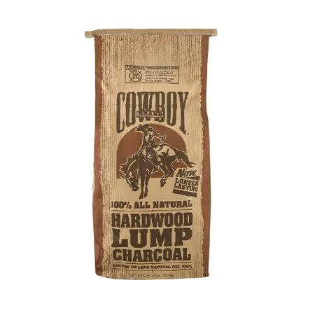 Natural Hardwood Lump Charcoal for Grilling & Smoking - 20 Pound Bag