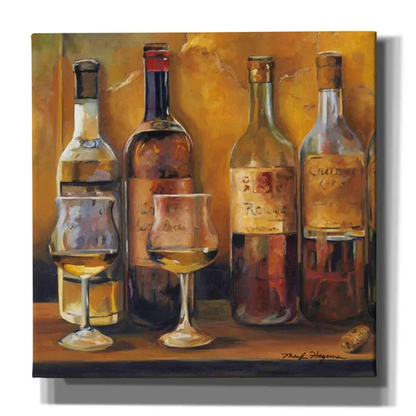Epic Graffiti cellar Whites by Marilyn Hageman - Giclee Canvas Wall Art, 12x22X12x22 37x22 x 37x22