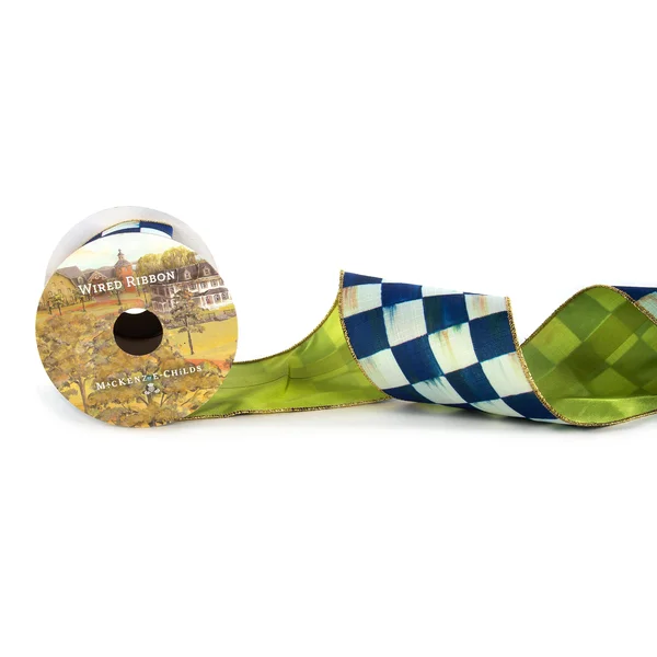 MacKenzie-Childs Royal Check 4x22 Ribbon