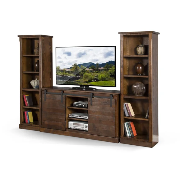 Sunny Designs Santa Fe 65x22 TV Console - Dark Chocolate
