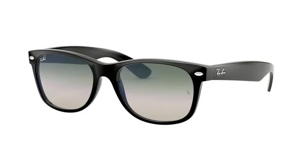 Ray-Ban RB2132F-901/58 New Wayfarer Classic Sunglasses - Black Frame/Green Classic G15 Lens - 58mm