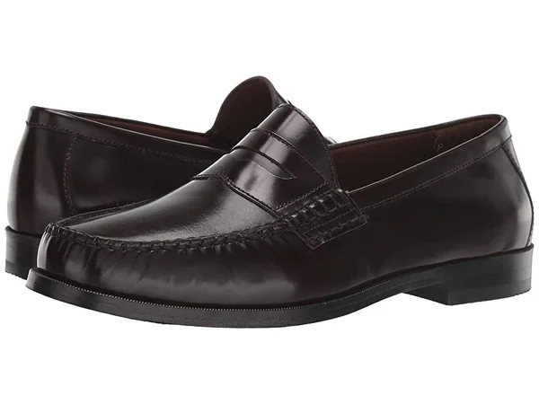 Men's Johnston & Murphy Pannell Penny Loafer, Size 7.5 M - Burgundy