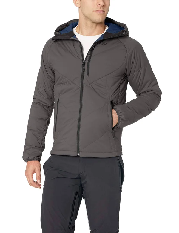 Outdoor Research Men's Refuge Hooded Jacket - Small - Pewter