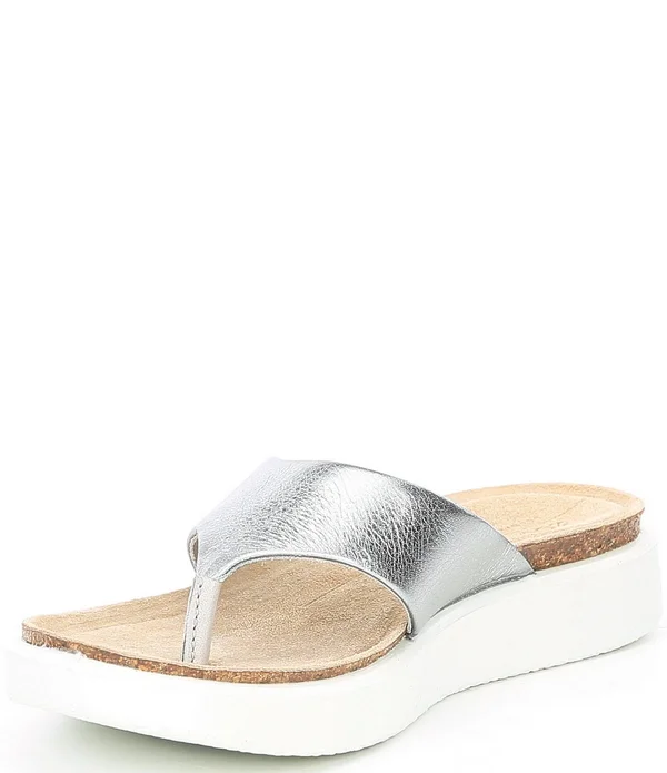 Ecco Women's Corksphere Thong Sandals - Coral
