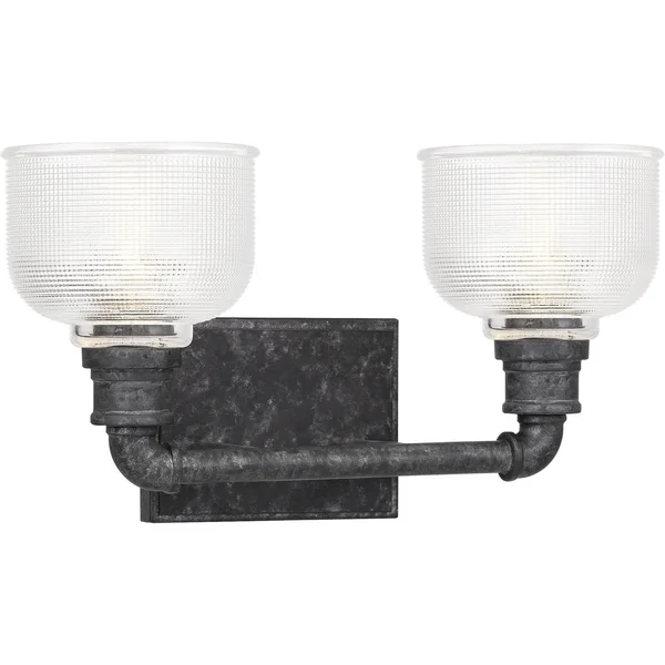 Quoizel Lighting BOO8616OK Boomer Bath 2 Light Old Black