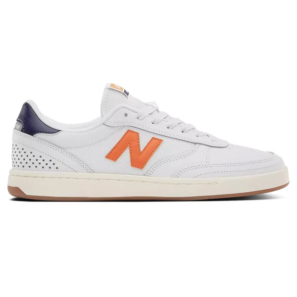 New Balance 440 Shoes - White/Orange - 11.5