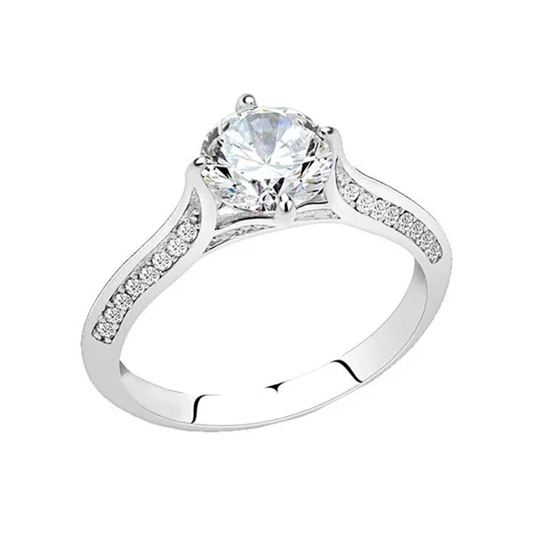 CZ Ring for Women by Blue Steel, Size 8