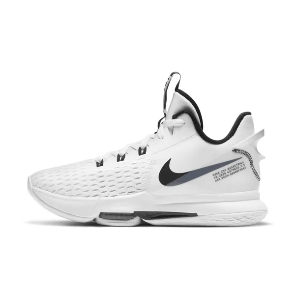 Nike Lebron Witness 5 Basketball Shoes - Men's, White