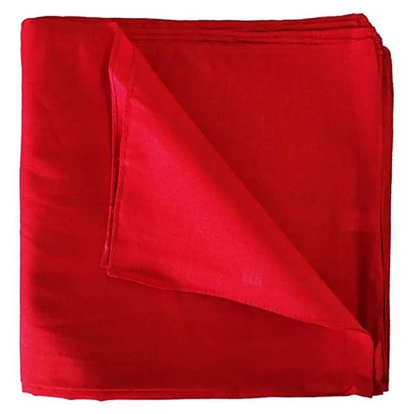 PriceMeNow 60 Pack Extra Large 100% Cotton Plain Bandanas 27 x 27 Inches - Great for Party and Decoration - Bulk Lot PRBAXL32
