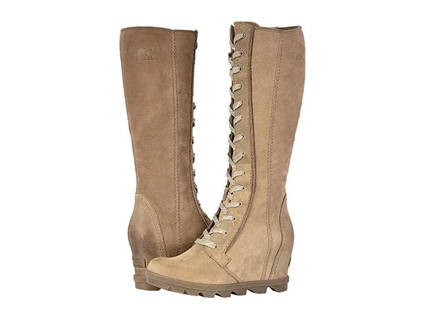 Sorel Women's Joan of Arctic Wedge II Tall Boot - 9.5 - Ash Brown