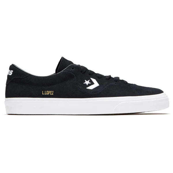 Converse Louie Lopez Pro Skate Shoes - Black/Black/White 5.5