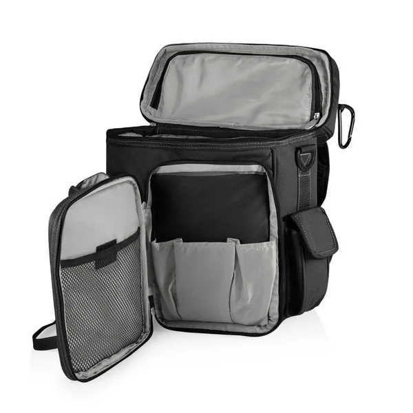 Picnic Time 641-00-175-454-0 Oklahoma Sooners Turismo Black Cooler Backpack