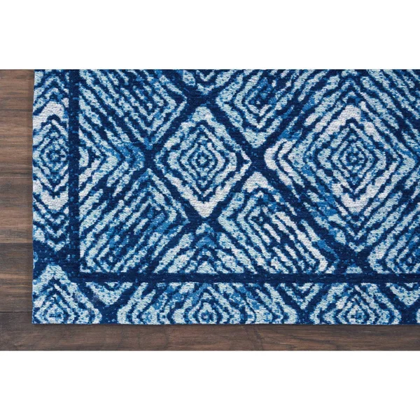 Studio NYC Organic Modern OM002 Area Rug 3&9x22 x 5&9x22, Ocean