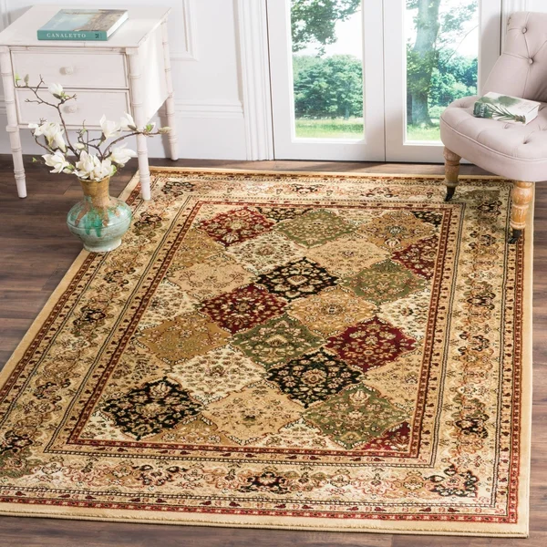 Safavieh Lyndhurst LNH221G 5&3x22 x 7&6x22 Grey - Multi Rug