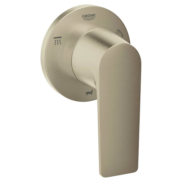 Grohe 29 301 Defined Single Handle 3 Function Diverter Valve Trim - Less Rough I Brushed Nickel 29301EN0