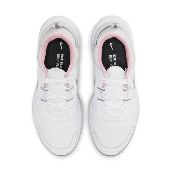 Nike Women's React Miler 2 Road-Running Shoes White 10.5