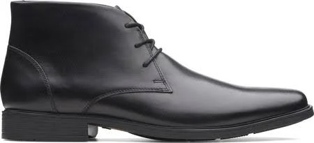 Clarks Men's Tilden Top Chukka Boot - Size: 10 M, Black