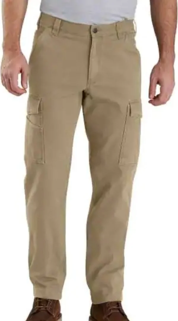 Carhartt Men's Rugged Flex Rigby Cargo Pant - 103574, Dark Khaki