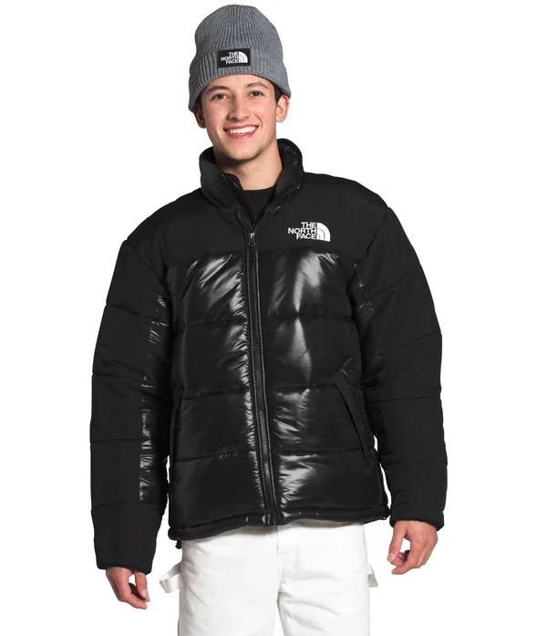 The North Face Solid Nuptse Puffer Down Jacket - Black, Large