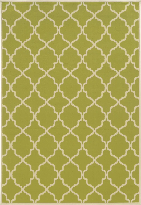 Oriental Weavers Riviera 4770M Green Area Rug 7&10x22 x 10&10x22