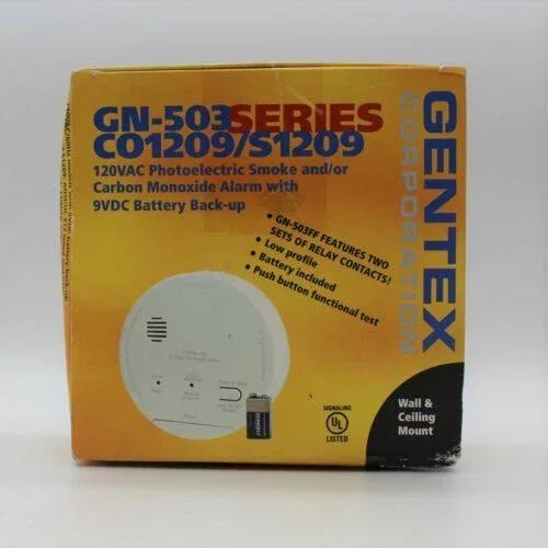 Gentex S1209 Hard Wired Smoke Alarm