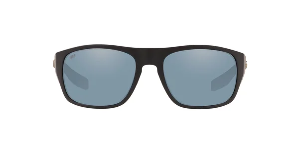 Costa Del Mar Tico 580P Polarized Sunglasses - Matte Black/Gray Silver Mirror