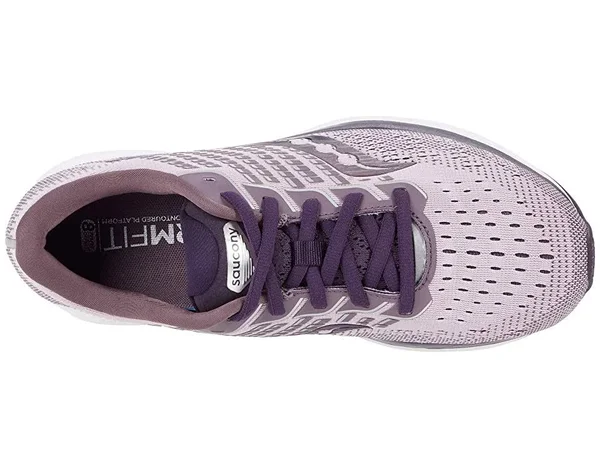 Saucony Women's Ride (Wide) 13 Blush-Dusk, 10