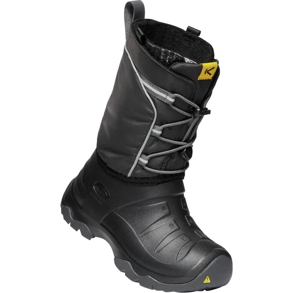 Keen Youth Lumi Waterproof Boot - 3 - Black, Magnet
