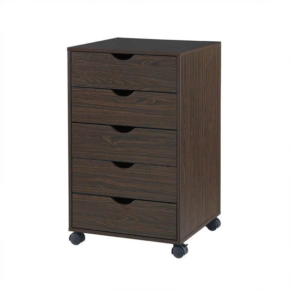 Naomi Home Taylor 5 Drawers Cabinet Espresso