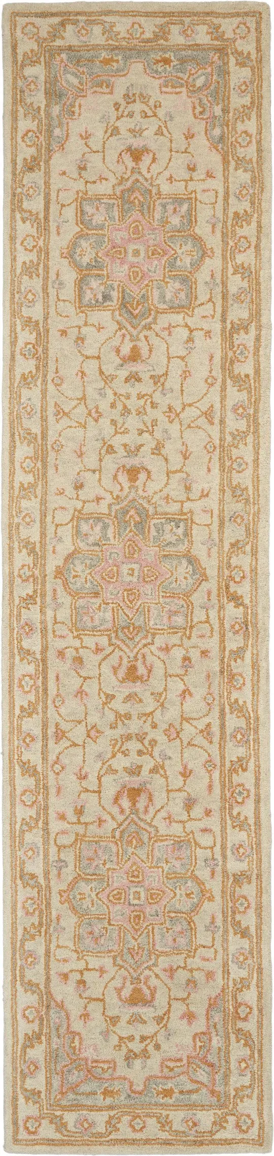 Nourison 5&3x22 x 7&5x22 Sand Jazmine JAZ01 Area Rug