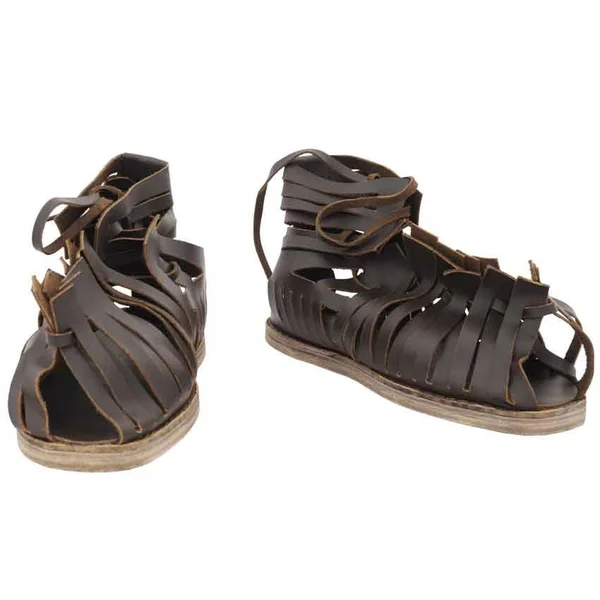 Get Dressed for Batt Roman Caligae Sandals, Size: Mens Size 11.5, Leather by Medieval Collectibles, Adult Unisex, Size: Mens 11