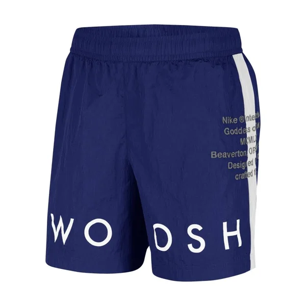 Nike Men's Sportswear Swoosh Icon Woven Shorts, Medium, Blue