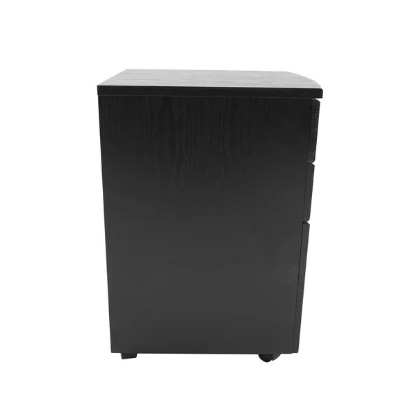 Techni Mobili Rolling Storage and File Cabinet Mahogany