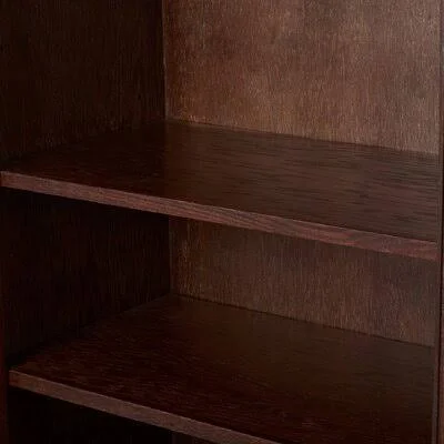 Glastonbury Standard Bookcase Loon Peak Size: 60x22 H x 28x22 W x 17.75x22 D, Color: Chocolate Mousse