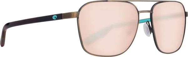 Costa Del Mar Wader 580P Polarized Sunglasses - Gold/Silver
